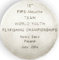 Medal dla Greszta Fishing, Drużynowe Wicemistrzostwo Świata Juniorów w Wędkarstwie Muchowym - Polska 2014